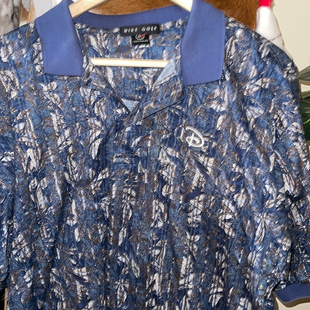 SUPER RARE Vintage 1990s Nike Disney Collab Camo Golf Polo